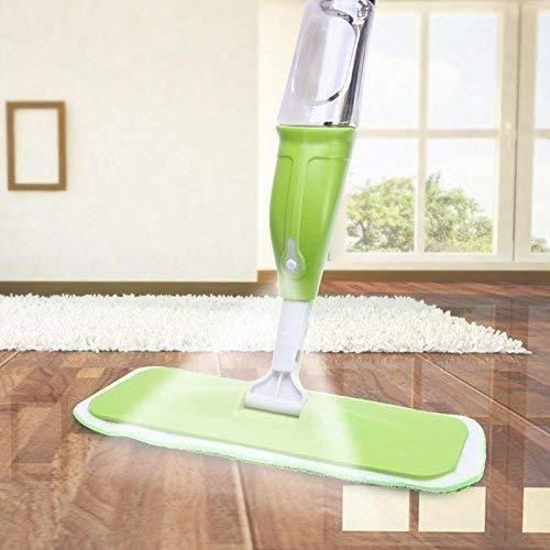 Lightweight spray mop for daily floor cleaning.